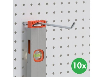 hacky jednoduche delka 100 mm chrom 10 ks 116842