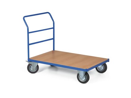 plosinovy vozik plosina 1200x800 mm nosnost 200 kg kola 125 mm s cernou pryzi 35112