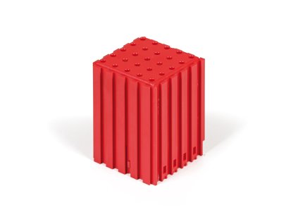 plastovy box na naradi s valcovou stopkou d3 modul 5x5 25 dutin cervena 53741