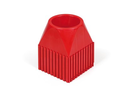 plastovy box pro nastroj s kuzelovou stopkou iso 50 modul 10x10 1 dutina cervena 53747