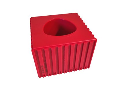 plastovy box pro upinac nastroje capto c8 modul 10x10 1 dutina cervena 35609