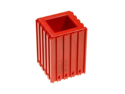 plastovy box na soustruznicke noze s profilem drzaku 30x30 modul 5x5 1 dutina cervena 35616