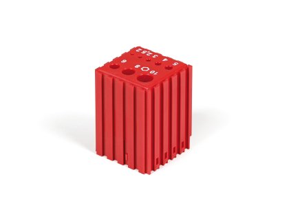 plastovy box pro ukladani sestihrannych imbus klicu 2 10 mm modul 5x5 8 dutin cervena 53755