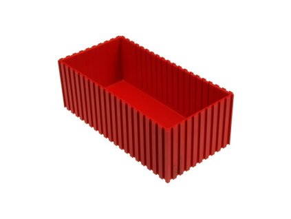 plastova krabicka na naradi 70 100x200 mm cervena 35658