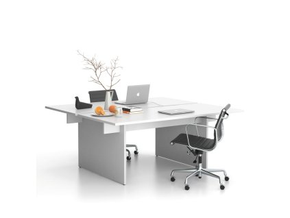 kancelarsky stul double solid 180x165 cm bila 34615