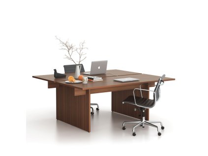 kancelarsky stul double solid 180x165 cm orech 34619