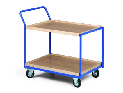 policovy vozik 2 police s hranou nosnost 400 kg 37931