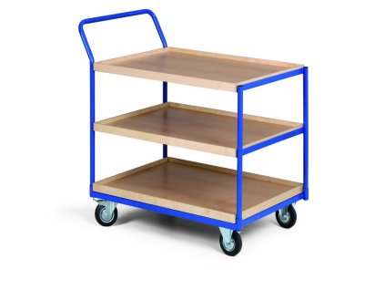 policovy vozik 3 police s hranou nosnost 400 kg 37937