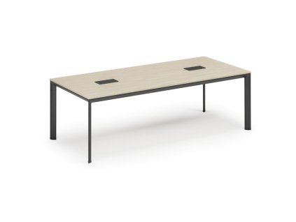 jednaci stul primo invitation 240x120 cm briza 2x stolni zasuvka typ i cerna 36748