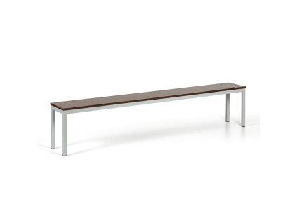 satni lavice sedak lamino delka 2000 mm sede nohy orech 37083