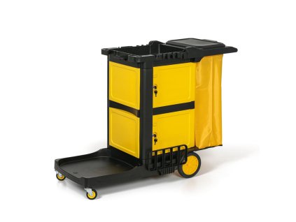 multifunkcni uklidovy vozik zluty 37125