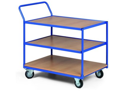 policovy vozik 3 police v ocelovem ramu nosnost 300 kg 37948