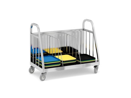 vozik na tacy 975 x 515 x 800 mm 48527