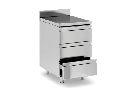 nerezovy zasuvkovy kontejner 500 x 700 x 850 mm 49393