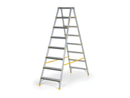 oboustranne hlinikove schudky alve eurostyl 2x8 stupnu vyska 1 67 m 77754