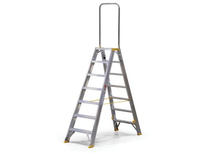 oboustranne hlinikove schudky alve forte s madlem 2x7 stupnu vyska 1 49 m 77763