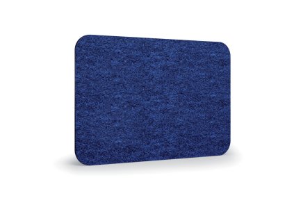 akusticky panel na stenu 120 x 80 cm kulate rohy tmave modra 58595