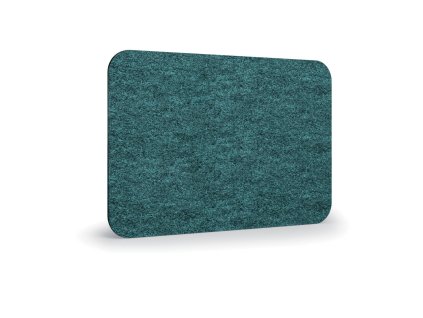 akusticky panel na stenu 120 x 80 cm kulate rohy tmave zelena 58593