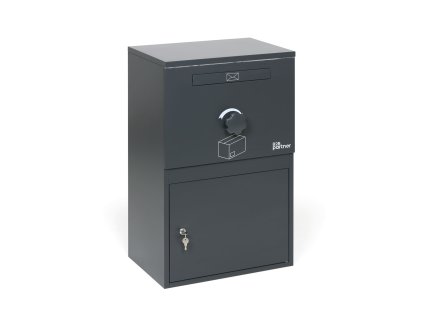 postovni schranka na dopisy a baliky moznost montaze do zdiva seda 810 x 501 x 343 mm 52049