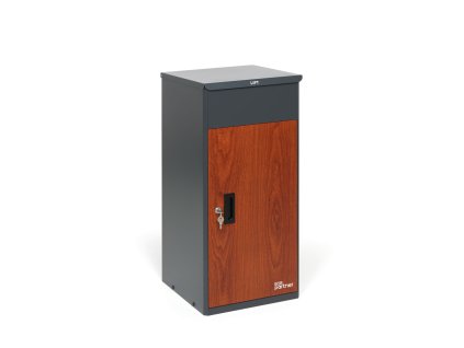 postovni schranka na dopisy a baliky seda 810 x 377 x 372 mm 51716