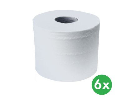 toaletni papir merida optimum flexi dvouvrstvy bily role 120 m 6 ks 115695