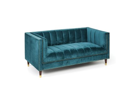 latkova pohovka riley dvoumistna zelena 57319