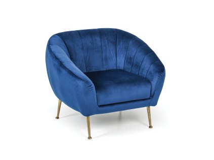semisove kreslo marlene modre 56807