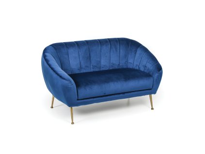 semisova pohovka marlene dvoumistna modra 57352