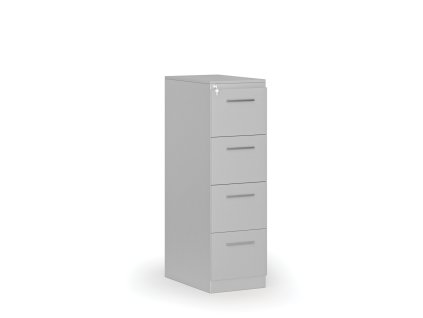 kovova zasuvkova kartoteka primo s drevenymi cely a4 4 zasuvky seda seda 105146