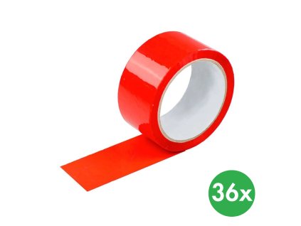 lepici paska 50 mm x 66 m 36 ks cervena 116774