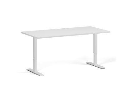 vyskove nastavitelny stul 160x80 cm 2 motory bila podnoz bila 96329