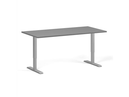 vyskove nastavitelny stul 160x80 cm 2 motory seda podnoz grafit 106339