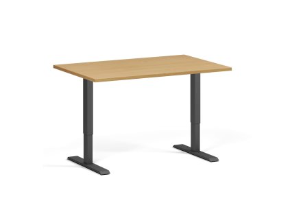 vyskove nastavitelny stul 120x80 cm 2 motory cerna podnoz buk 97945
