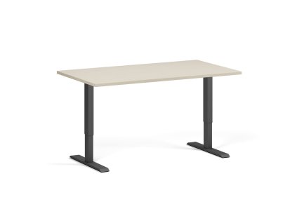 vyskove nastavitelny stul 140x80 cm 2 motory cerna podnoz briza 97993