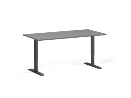 vyskove nastavitelny stul 160x80 cm 2 motory cerna podnoz grafit 106148