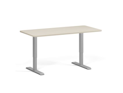 polohovaci stul se zaoblenymi rohy 160x80 cm 2 motory seda podnoz briza 98766