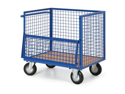 plosinovy vozik s dratenymi stenami 1239