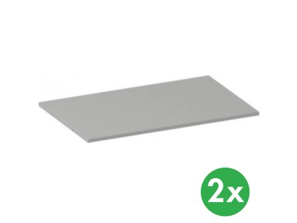 pridavna police ke kovovym skrinim 1200 x 800 mm seda 2 ks 139420