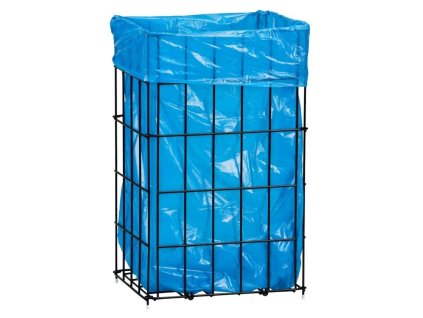 drateny kovovy odpadkovy kos na pouzite papirove rucniky cerny 69757