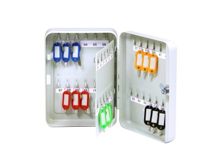 plechova skrinka na klice na 48 klicu bila 69521