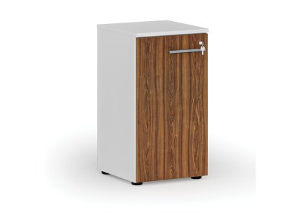 nizka kancelarska skrin s dvermi primo white 400 x 420 x 740 mm bila orech 70280