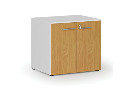kancelarska skrin s dvermi primo white 800 x 640 x 735 mm bila buk 70615