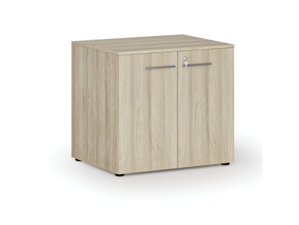 kancelarska skrin s dvermi primo wood 800 x 640 x 735 mm dub prirodni 70654