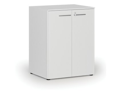 kancelarska skrin s dvermi primo white 2 police 800 x 640 x 1027 mm bila 70720