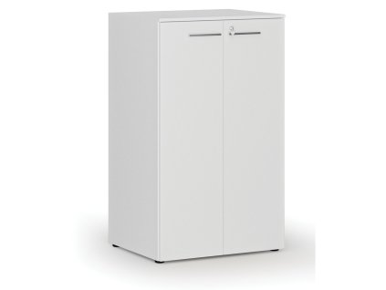 kancelarska skrin s dvermi primo white 3 police 800 x 640 x 1335 mm bila 70784