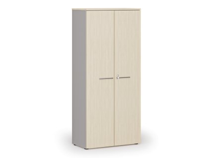 kancelarska skrin s dvermi primo gray 800 x 420 x 1781 mm seda briza 143474