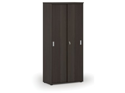 skrin se zasouvacimi dvermi primo wood 800 x 420 x 1781 mm wenge 72186