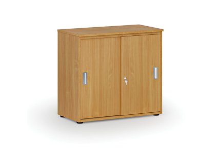 kancelarska skrin se zasouvacimi dvermi primo wood 800 x 420 x 740 mm buk 81347