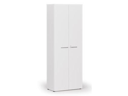 kancelarska skrin s dvermi primo white 800 x 420 x 2128 mm bila 143569