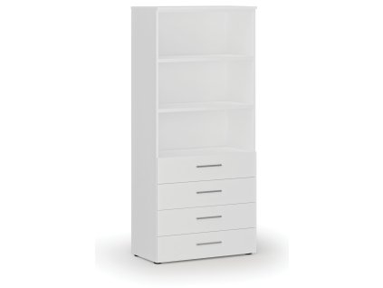 kancelarska skrin se zasuvkami primo white 800 x 420 x 1781 mm bila 74410